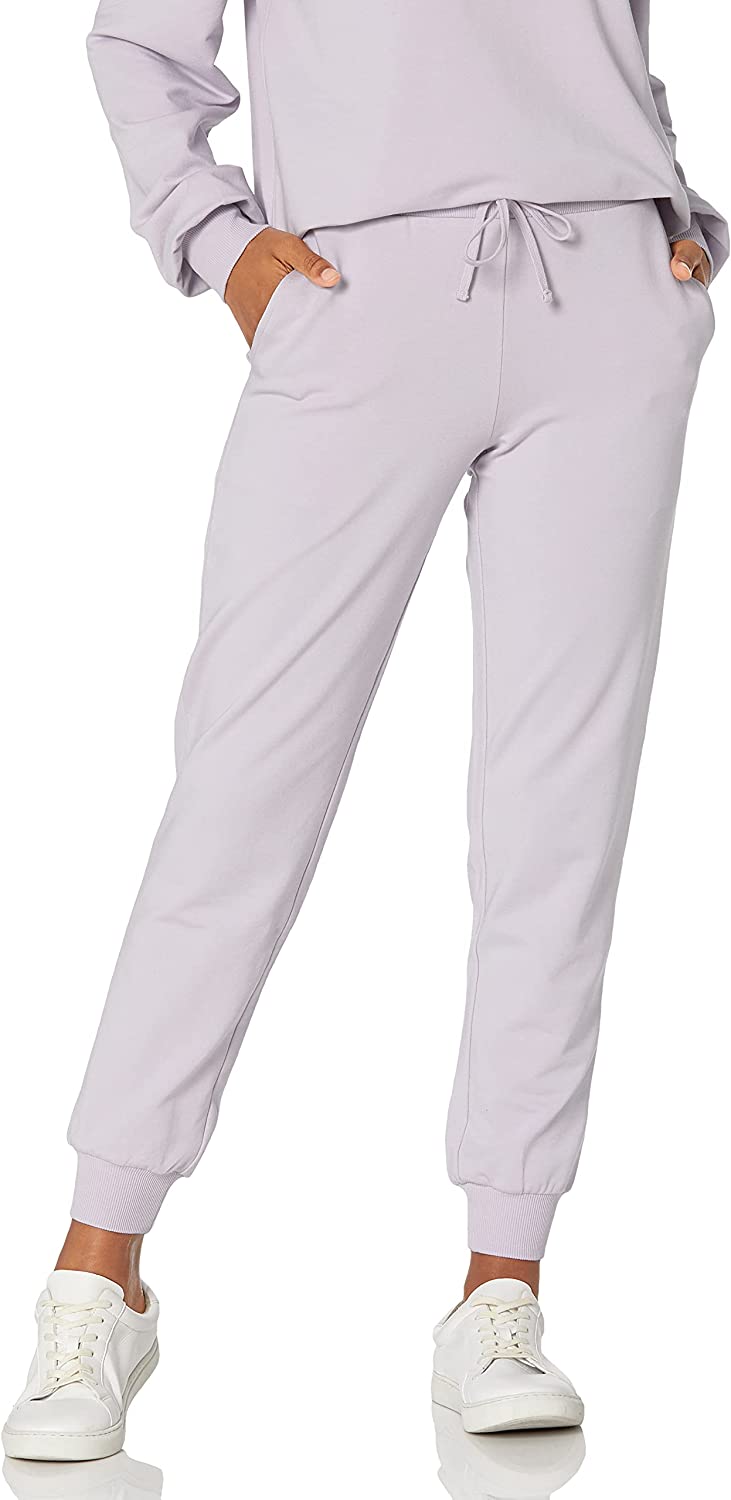The Drop Women's Grace Supersoft Stretch Rib Cuff Jogger