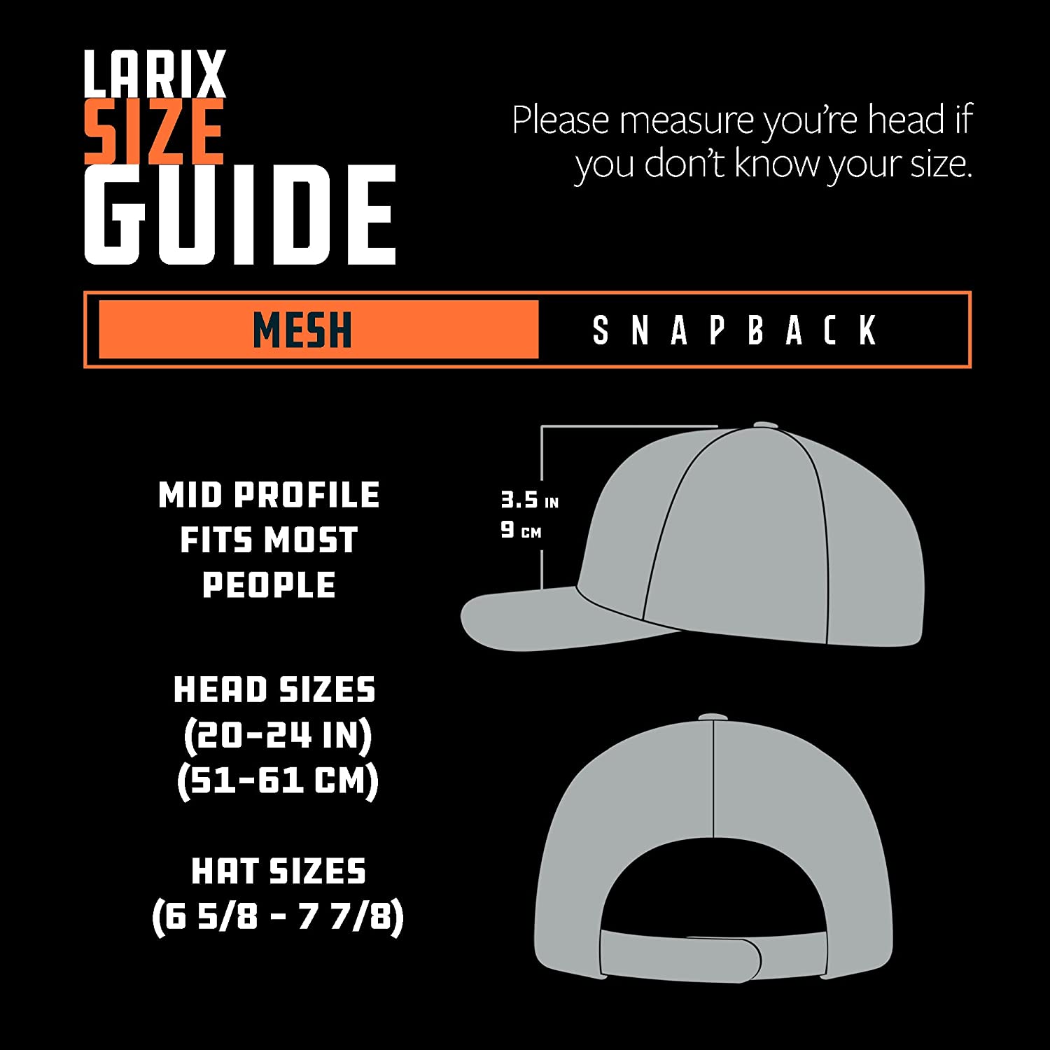 LARIX Flexfit Snapback Trucker Hat Collection