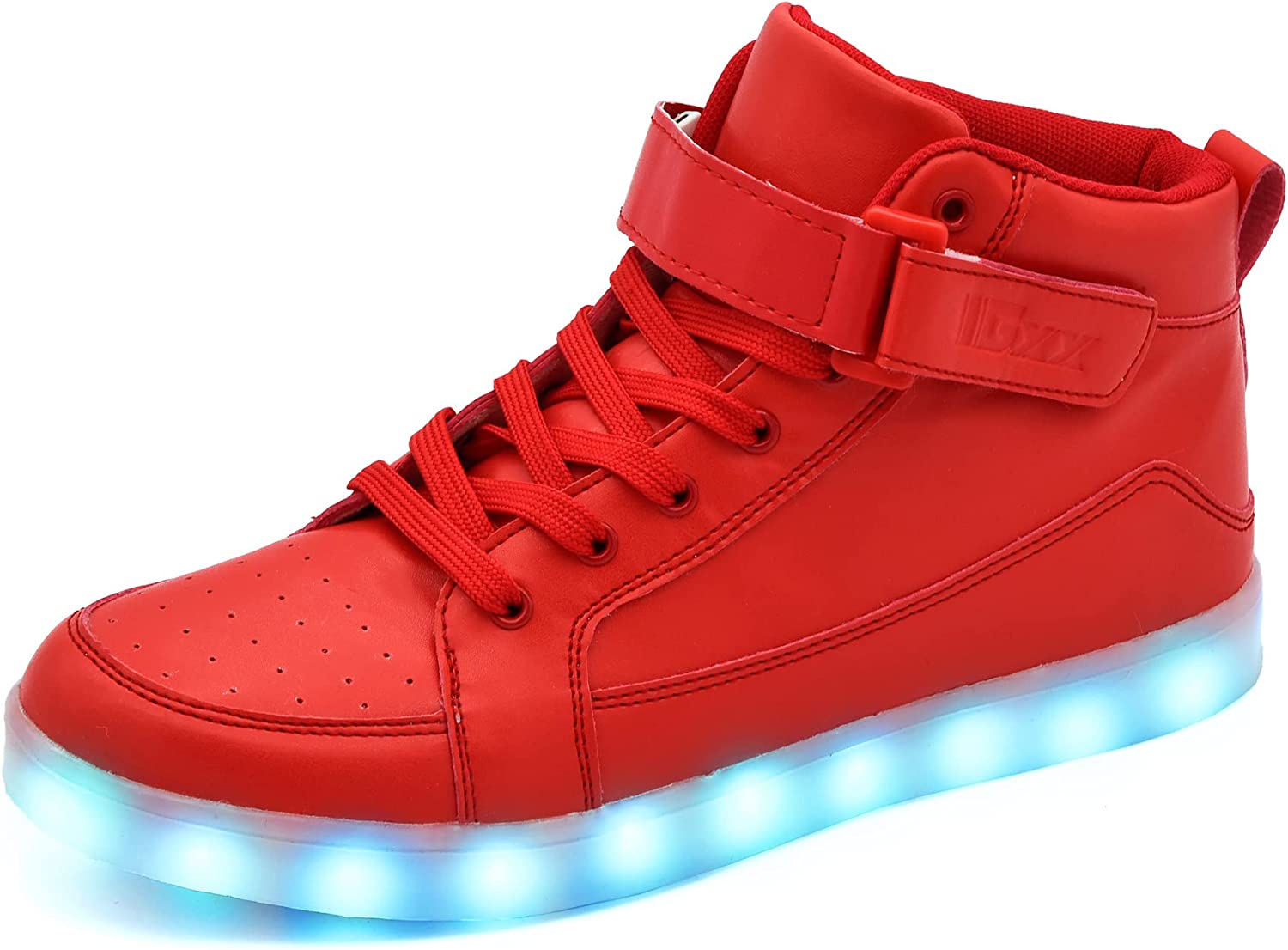 IGxx LED Light Up Shoes Light for Men High Top LED Sneakers USB Recharging Shoes Women Glowing Luminous Flashing Shoes LED Kids