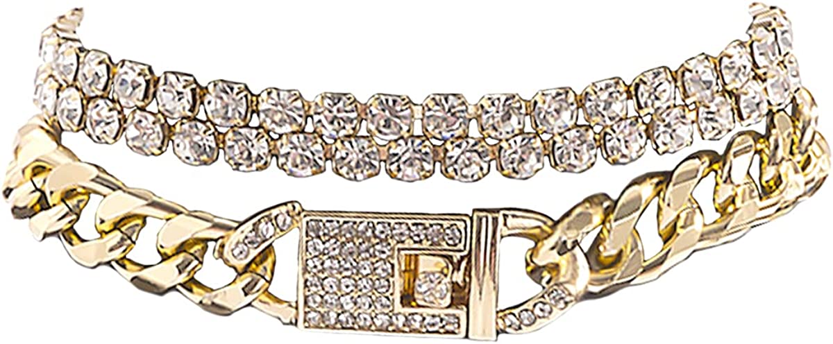 Impurain Bling Tennis Anklet Bracelet for Women Layered Link Chain Anklet Beach Shiny Rhinestone Ankle Jewelry…