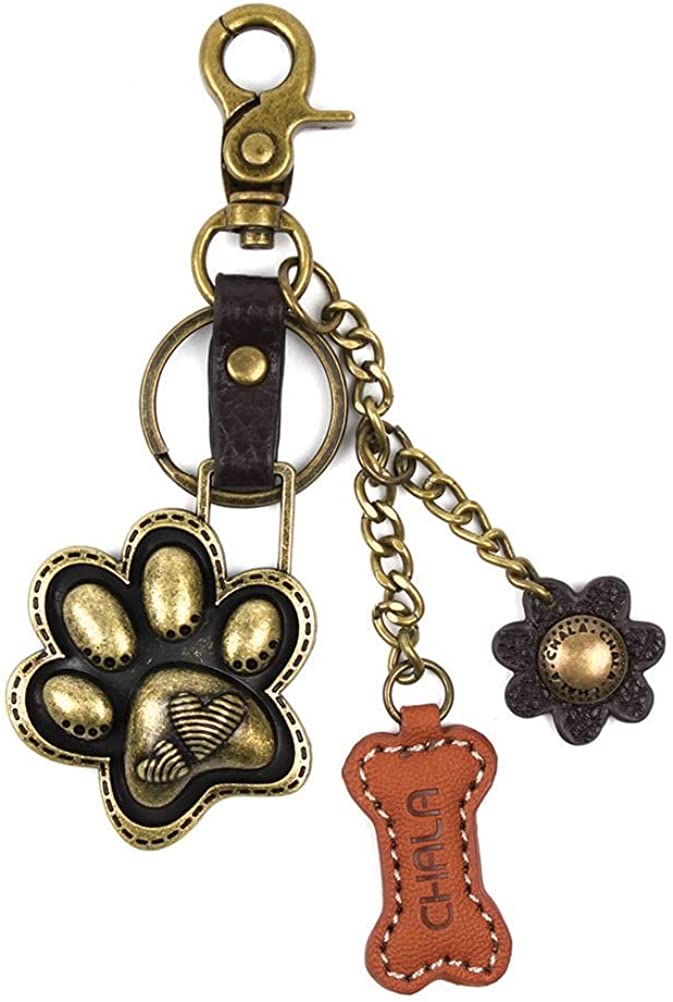 CHALA Purse Charm, Key Fob, keychain Decorative Accessories, Metal Charming Keychain