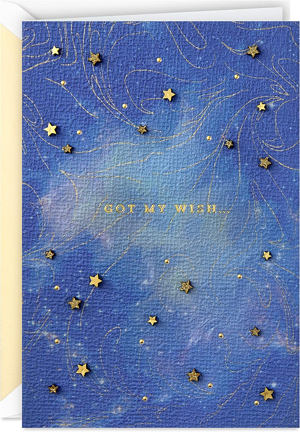 Hallmark Signature Love Card, Anniversary Card, Romantic Birthday Card, Sweetest Day Card (Wish on a Star)