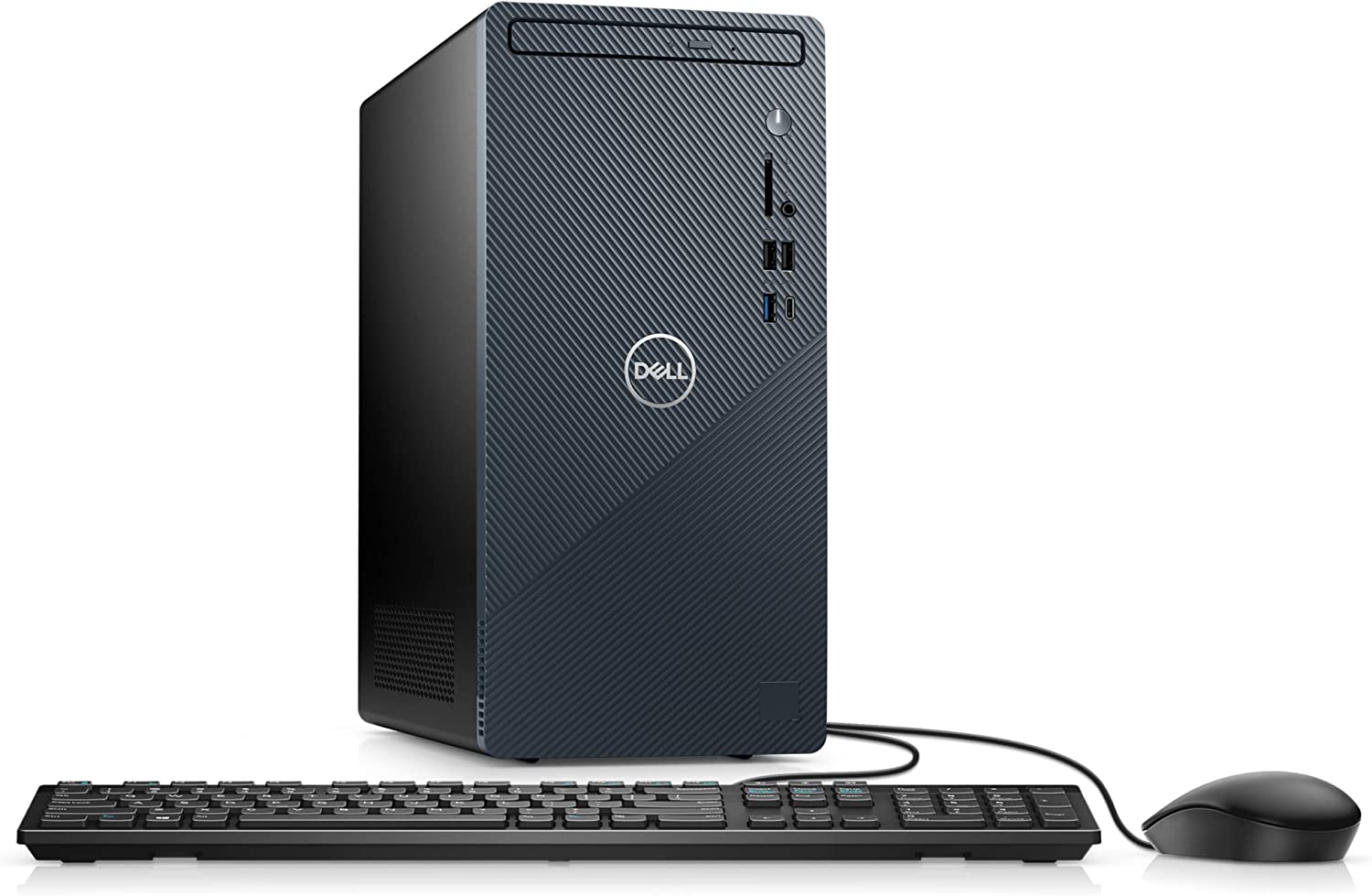 Dell Inspiron 3910 Desktop - Intel Core i7-12700 Processor, 16GB DDR4 RAM, 512GB SSD, Intel UHD 770 Graphics, Intel Wi-Fi 6, 2 Years On Site + 6 Months Migrate, Windows 11 Pro - Mist Blue