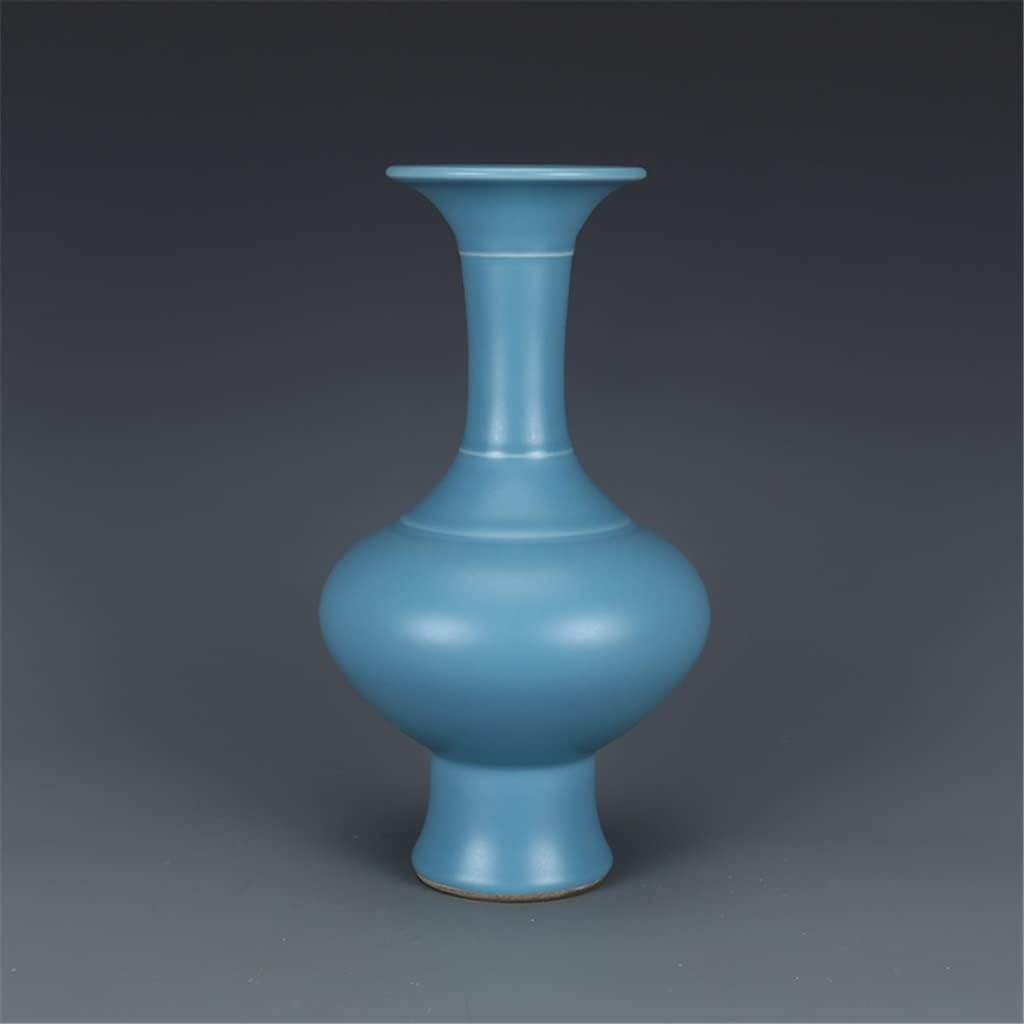 ZSEDP Hand-Made Ornaments of Antique Porcelain Vase Blue Vases Home Decoration