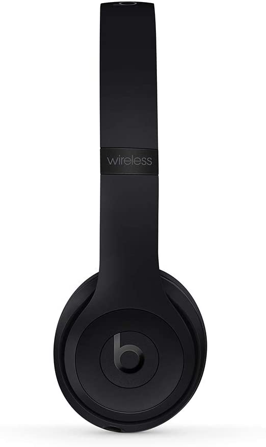 Beats Solo3 Wireless On-Ear Headphones - Apple W1 Headphone Chip， Class 1 Bluetooth， 40 Hours of Listening Time， Built-in Microphone - Black (Latest Model)