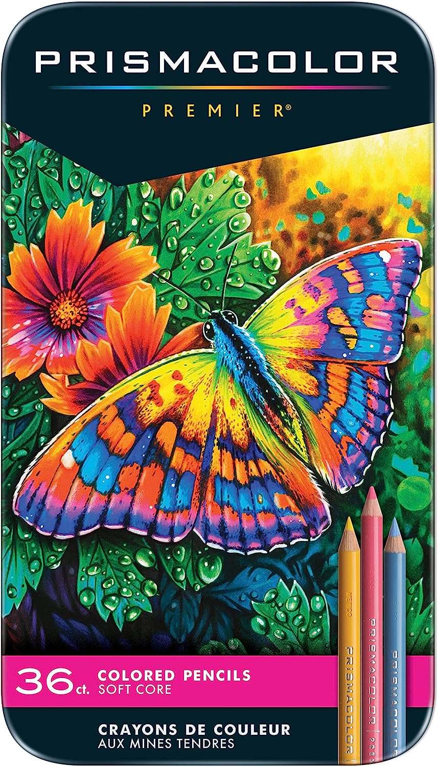 Prismacolor Premier Colored Pencils, Soft Core, 36 Pack