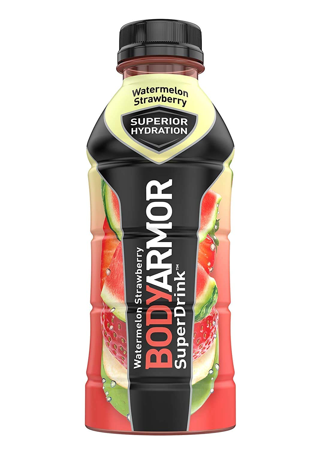 BODYARMOR Sports Drink Sports Beverage, Watermelon Strawberry, Natural Flavors With Vitamins, Potassium-Packed Electrolytes, Perfect For Athletes, 16 Fl Oz (Pack of 12)
