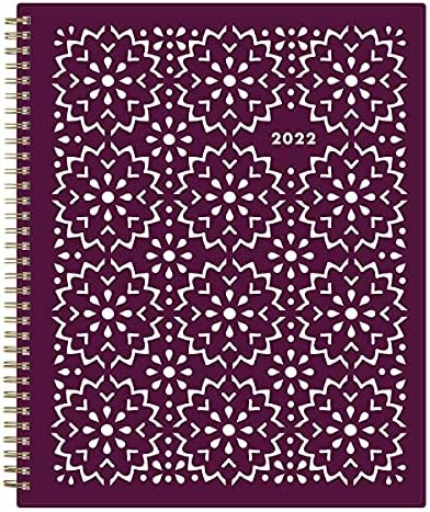 Blue Sky 2022 Weekly & Monthly Planner, 8.5" x 11", Flexible Cover, Wirebound, Gili (117889-22)