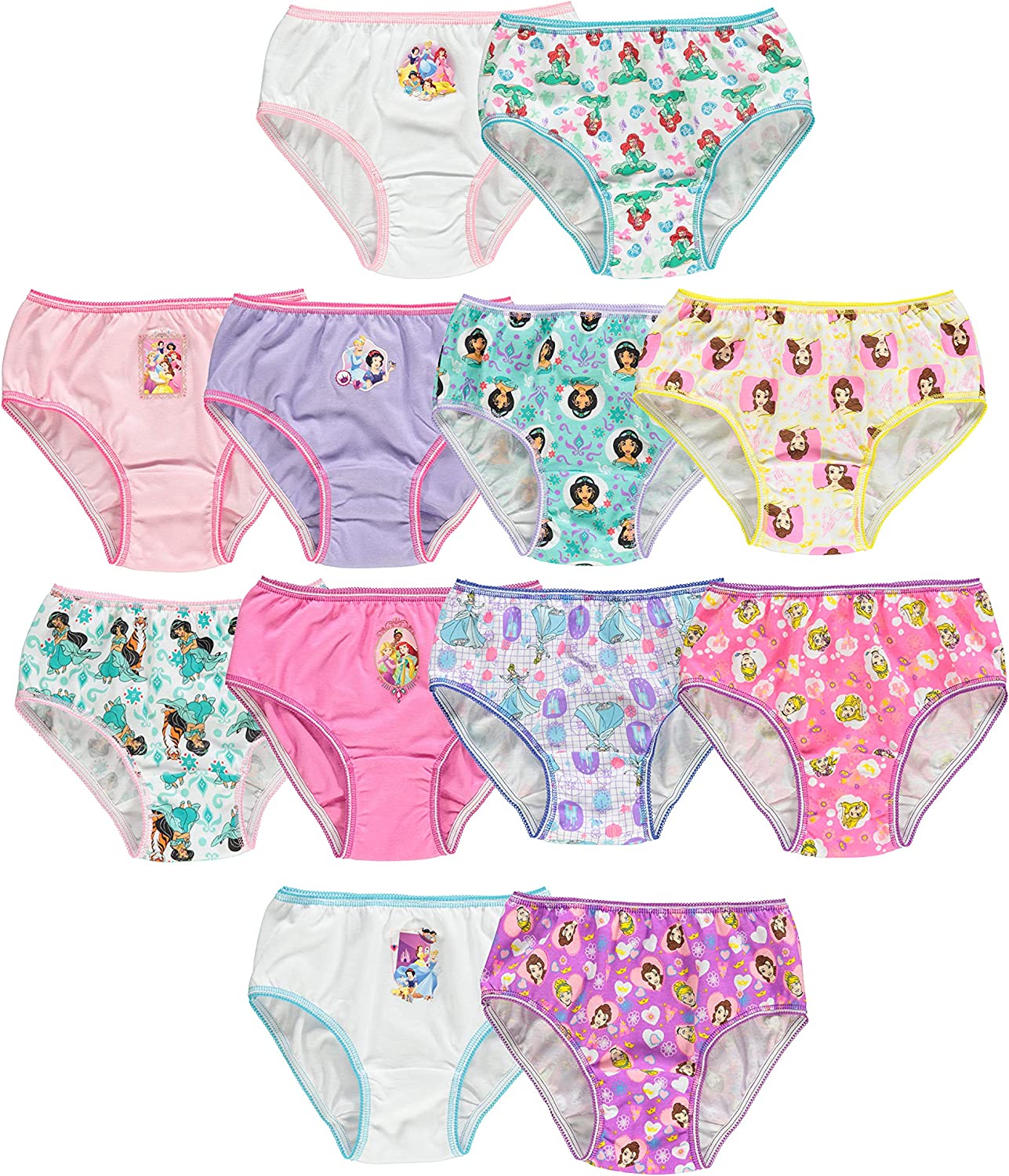 Disney girls Princess Girls Panty Multipacks