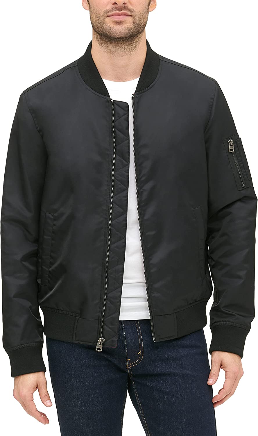 Levi's Men's Flight Satin Unfilled Ma-1 Bomber